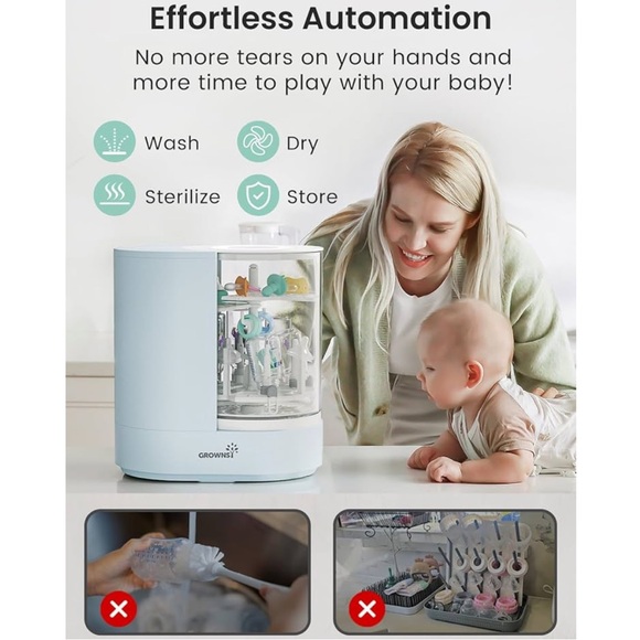 Grownsy Bottle Washer Pro in Blue - Picture 3 of 10